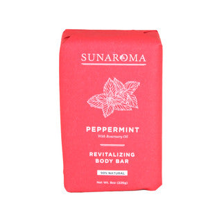 Sunaroma: Peppermint Soap - 8 oz.